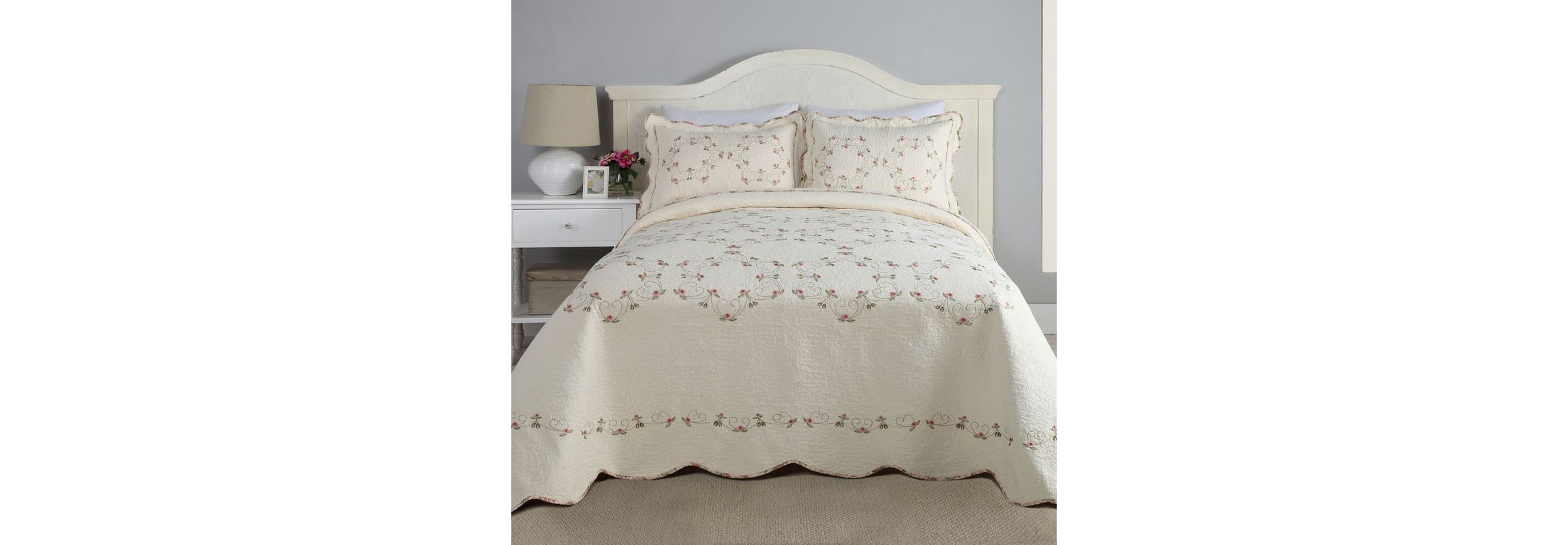 Felisa Embroidered Bedspread