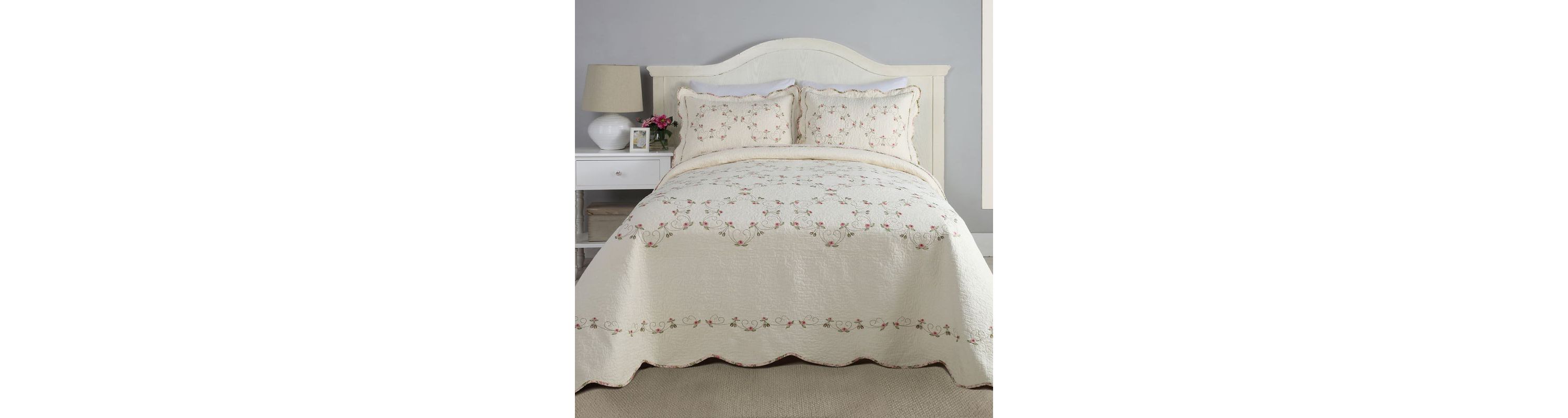 Felisa Embroidered Bedspread