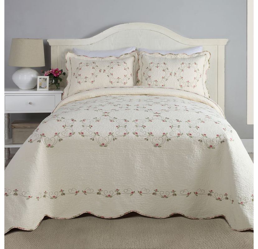 Felisa Embroidered Bedspread
