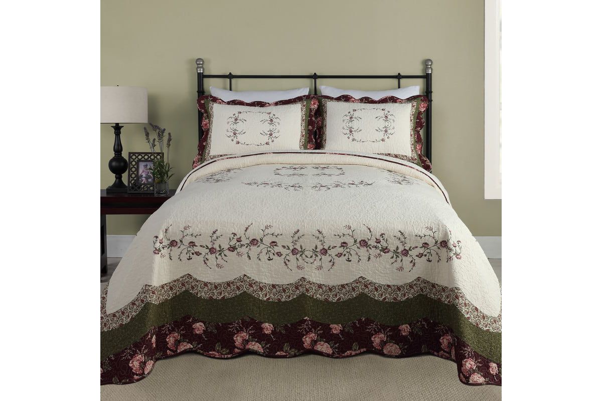 Brooke Embroidered Bedspread
