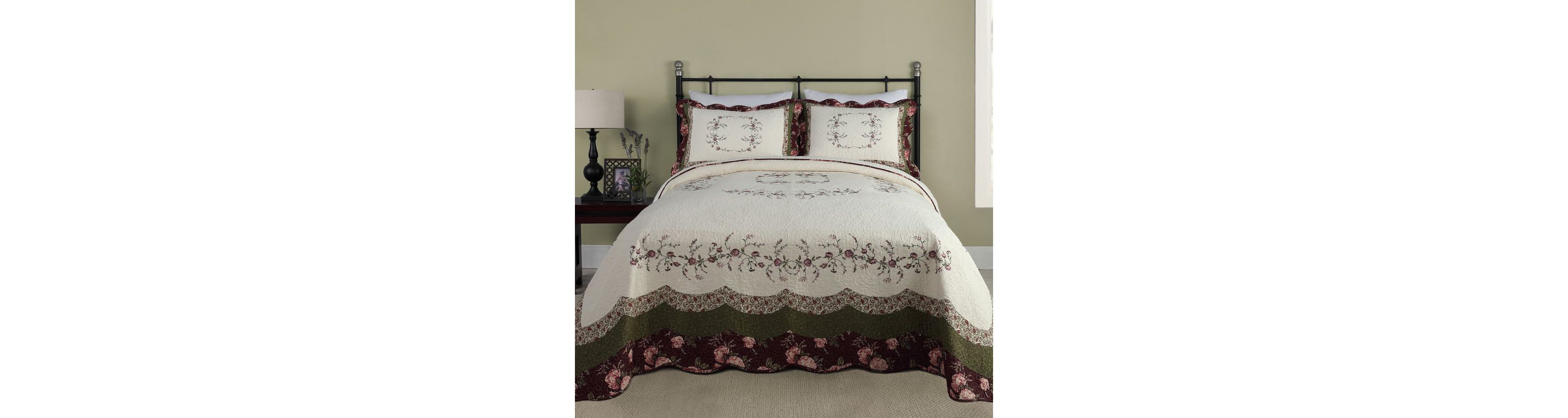 Brooke Embroidered Bedspread
