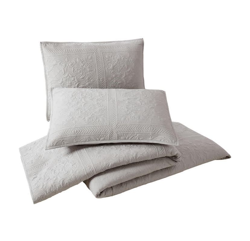 Solid Stitch 3-Piece Bedspread Set