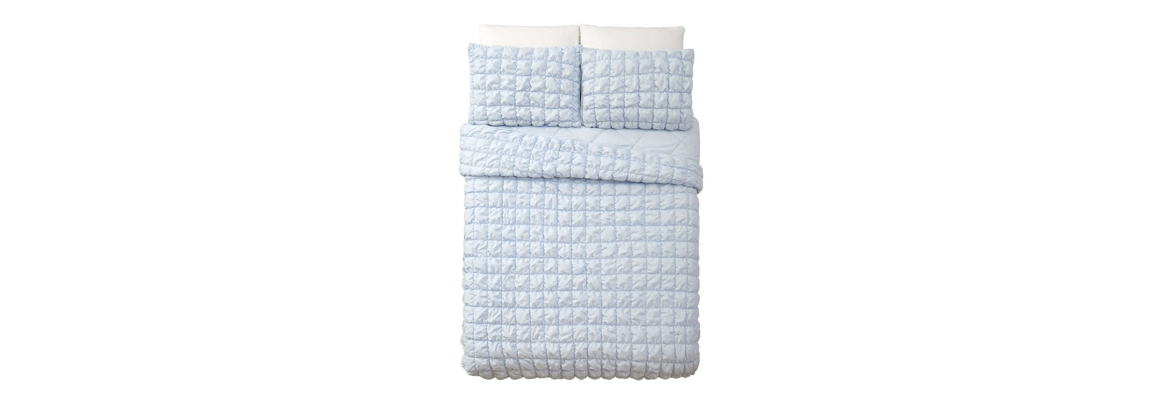 Dream Clouds Puffy Microfiber Quilt Set