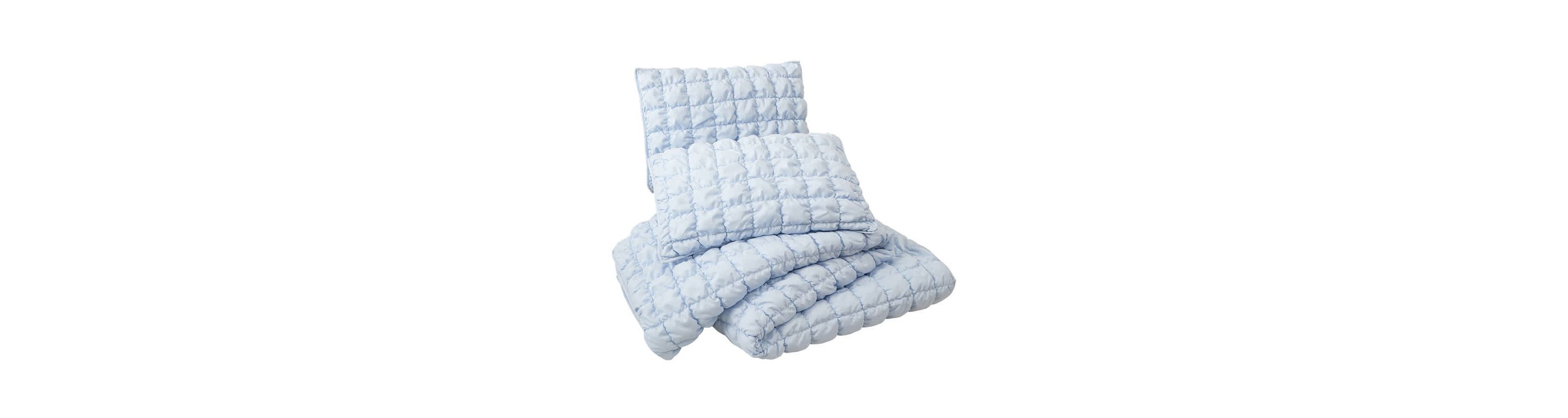 Dream Clouds Puffy Microfiber Quilt Set