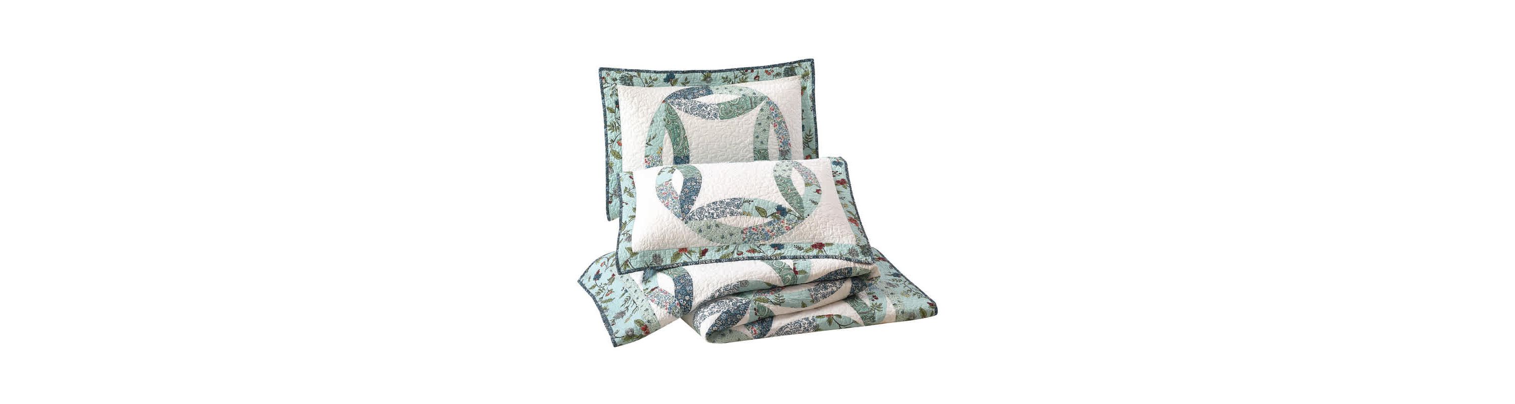 Felicity Wedding Ring Patchwork Quilt Set