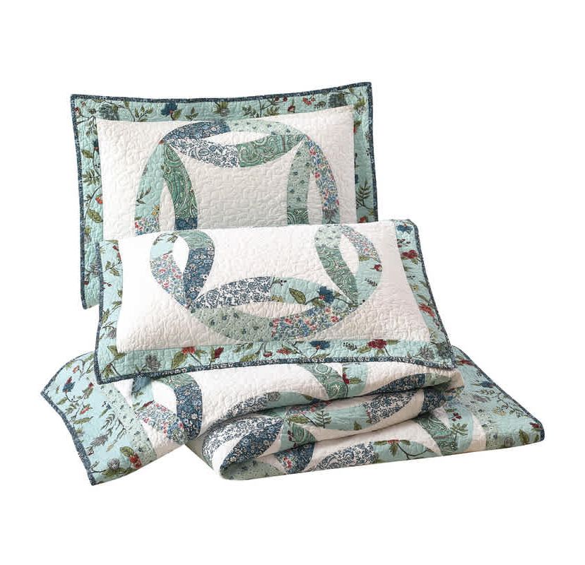 Felicity Wedding Ring Patchwork Quilt Set