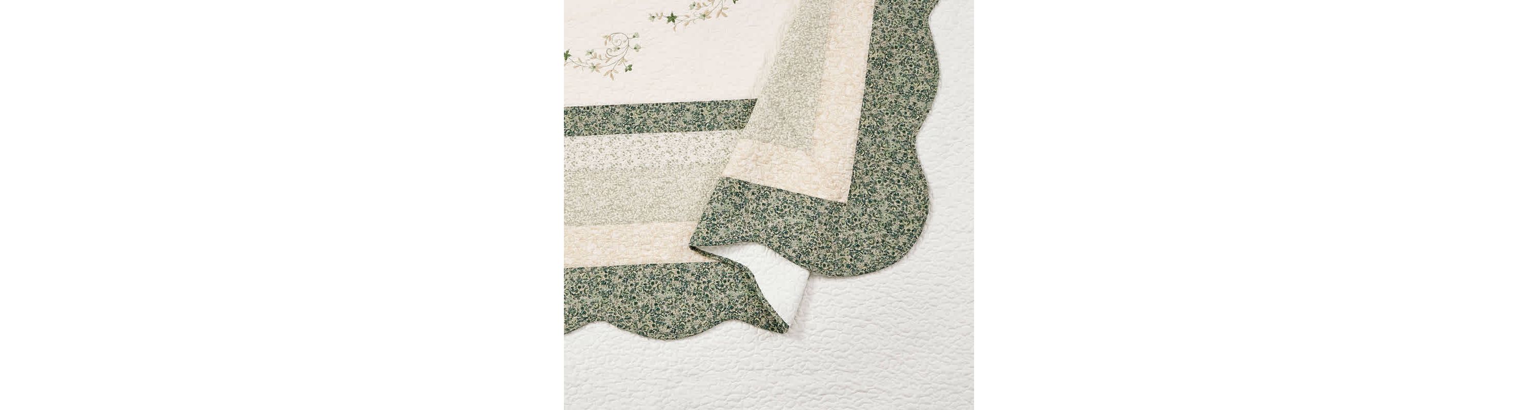 Harper Embroidered Pieced Bedspread