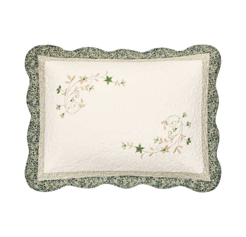 Harper Embroidered Pieced Single Pillow Sham