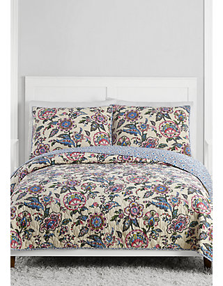Vera Bradley Stitched Flowers Quilt Belk
