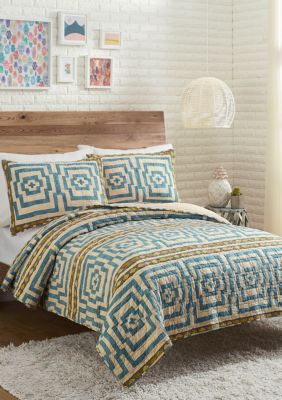 Justina Blakeney By Makers Collective Hypnotic Blue Quilt Set Belk