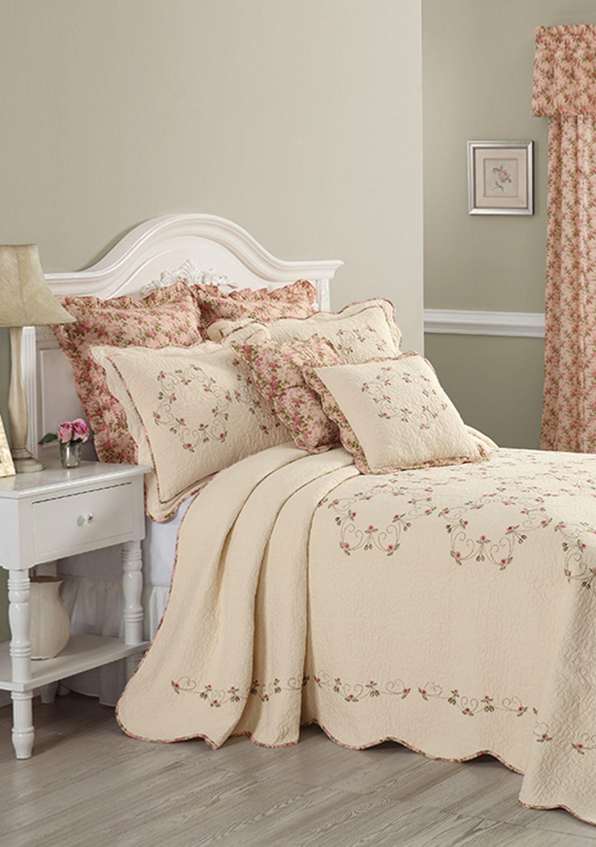 Felisa Embroidered Bedspread