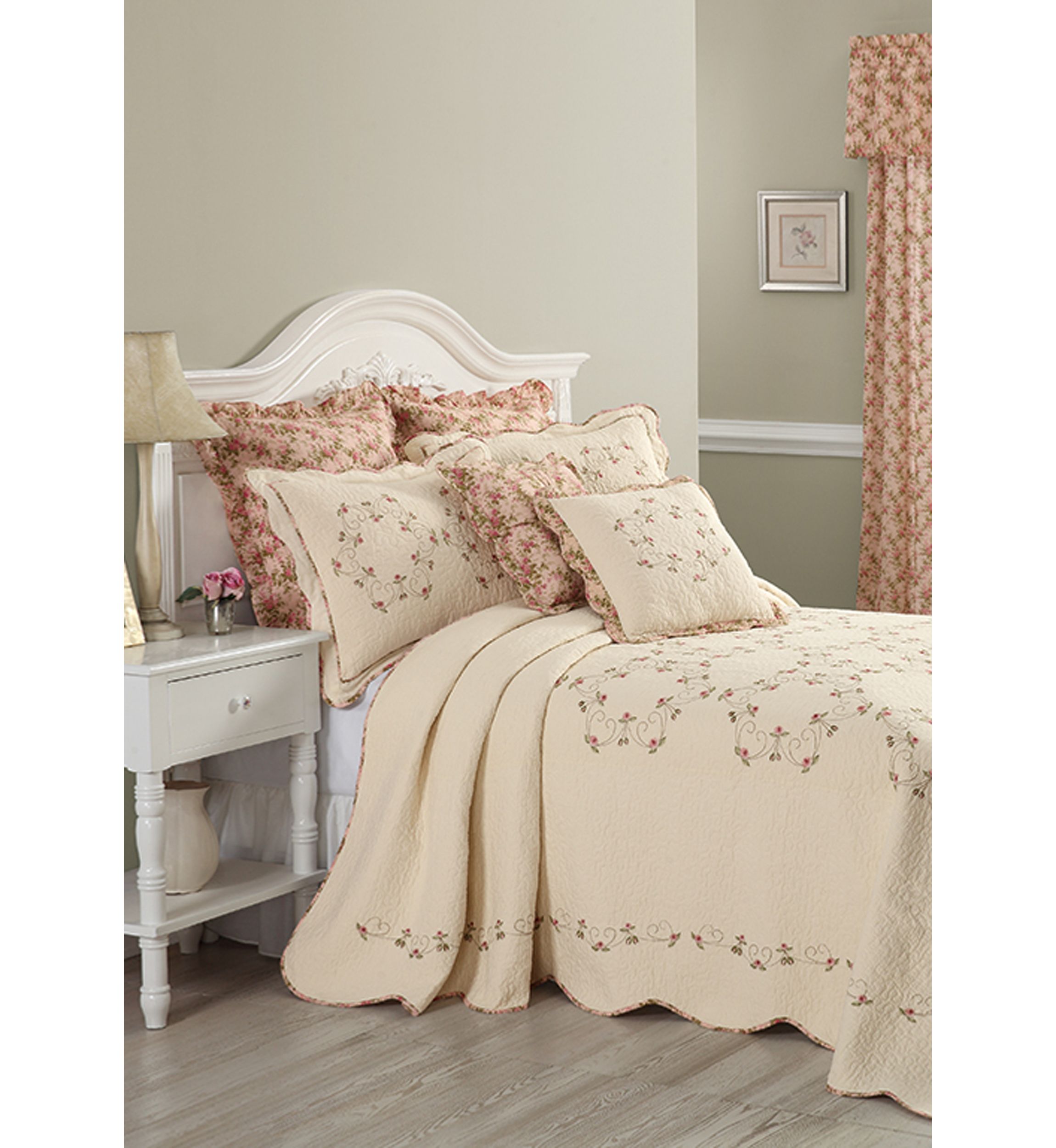 Felisa Embroidered Bedspread