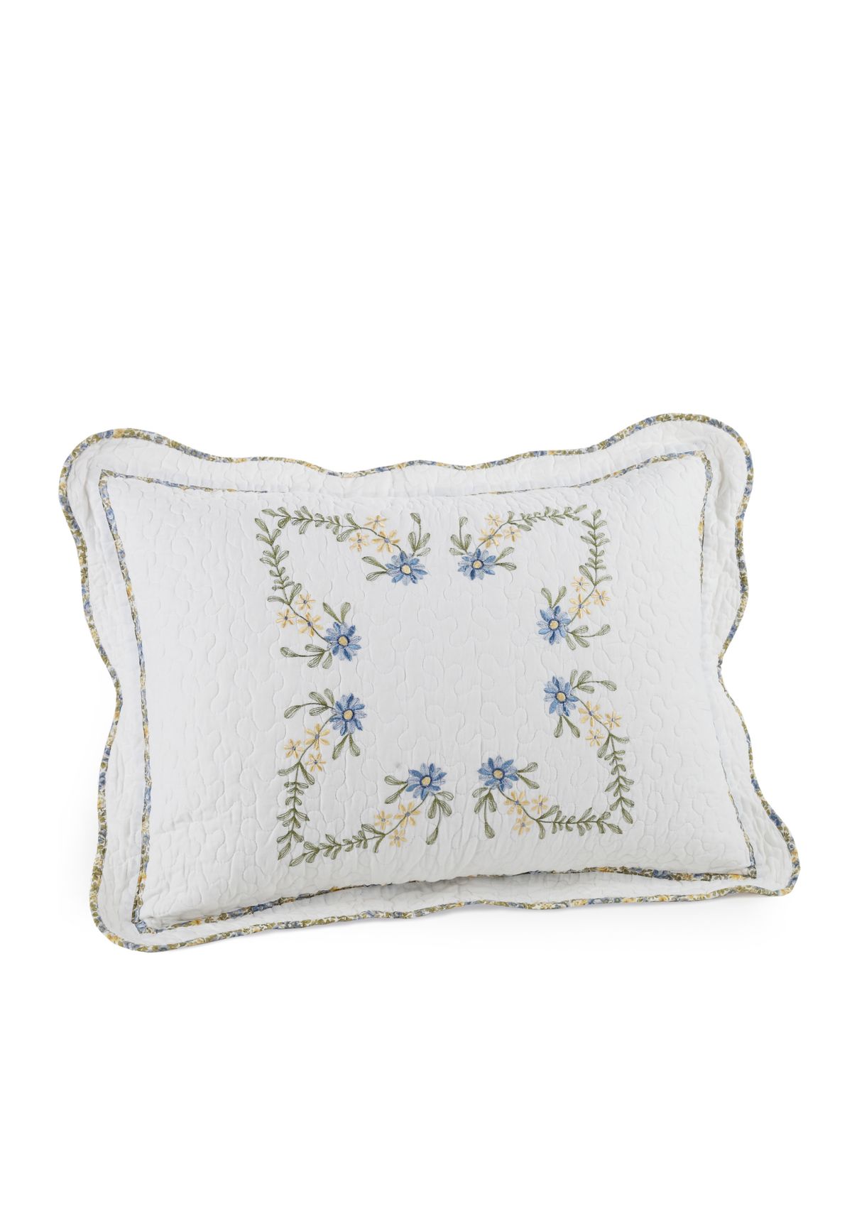 Heather Embroidered Pillow Sham