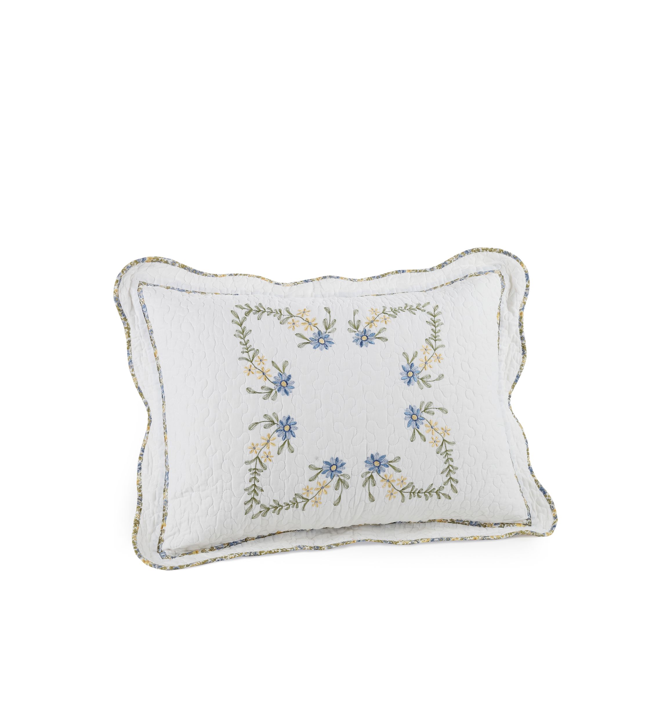Heather Embroidered Pillow Sham