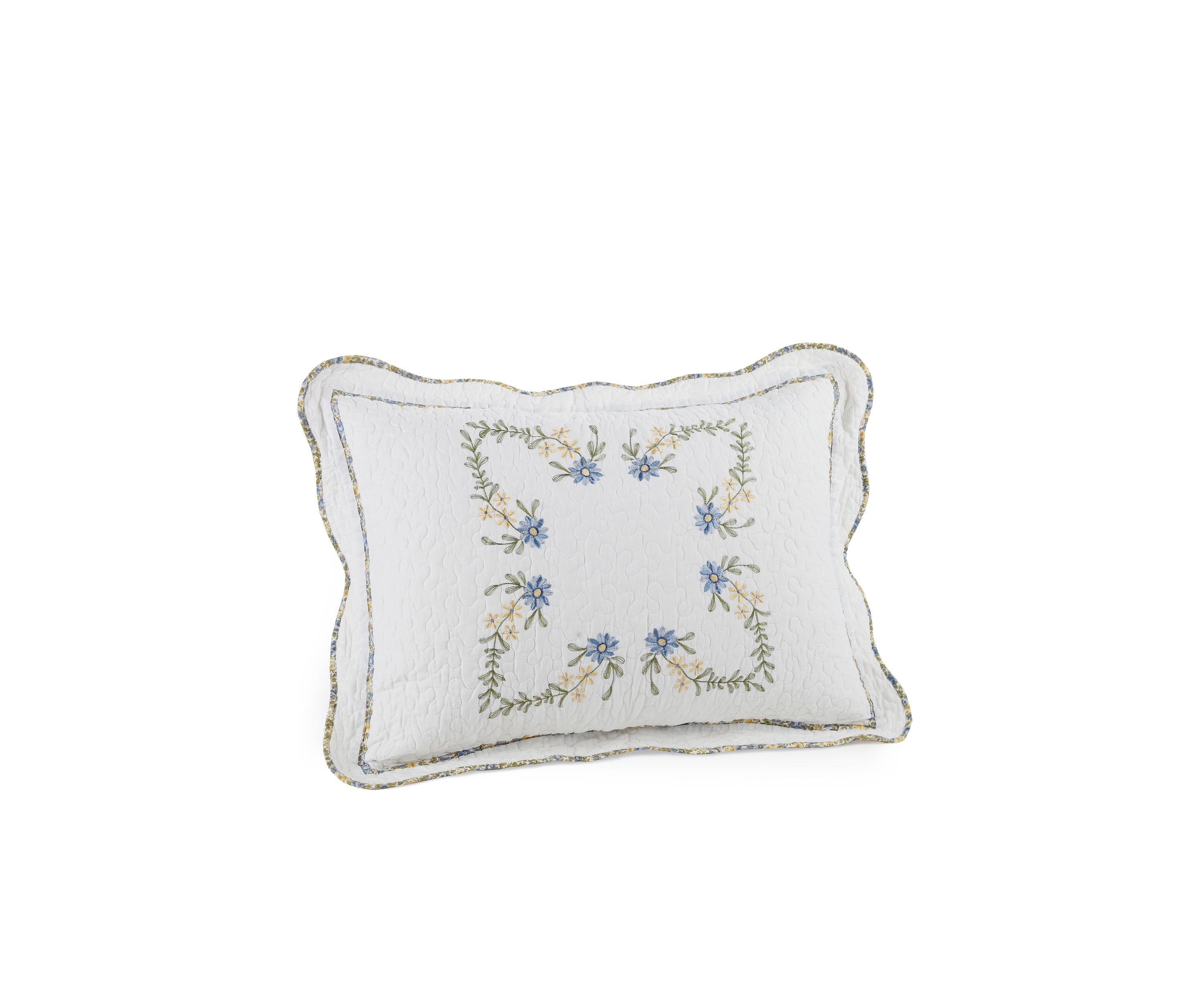 Heather Embroidered Pillow Sham