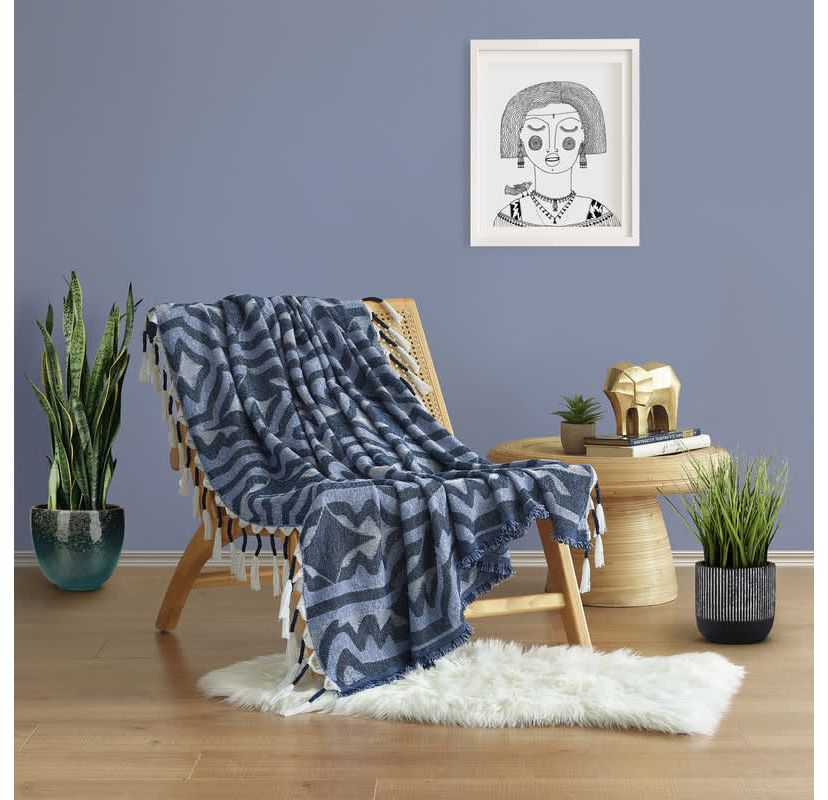 Profil Woven Throw by Jungalow