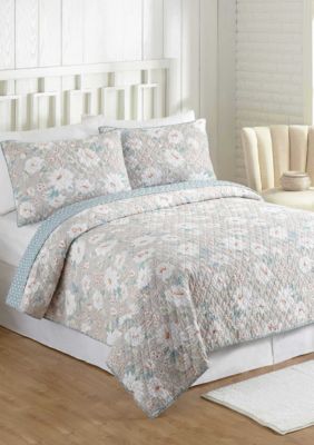 levtex zarya neutral quilt set collectio