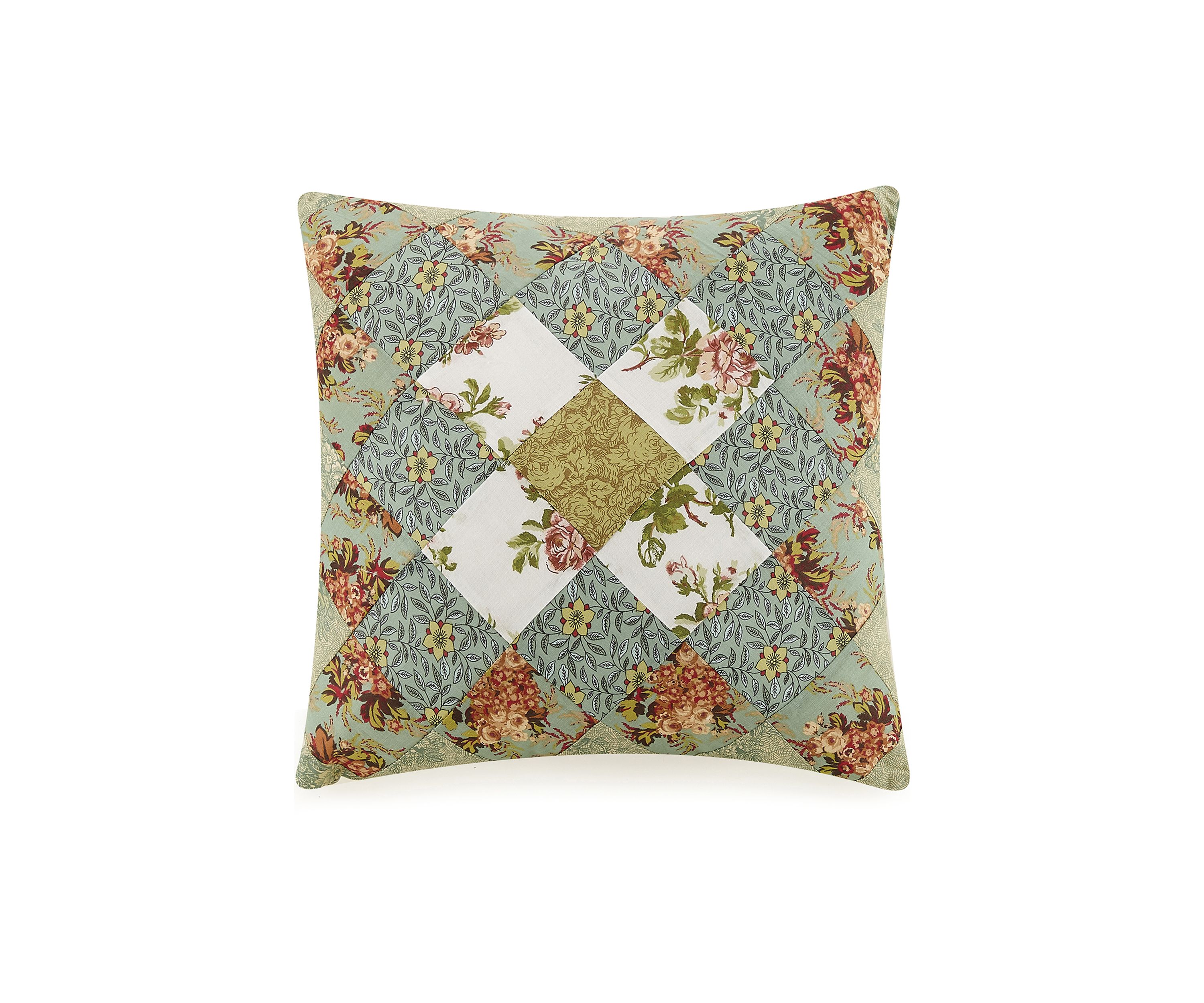Olivia Patchwork Square Decorative Pillow
