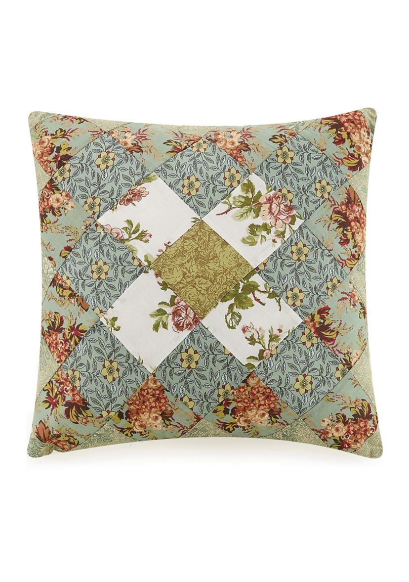 Olivia Patchwork Square Decorative Pillow