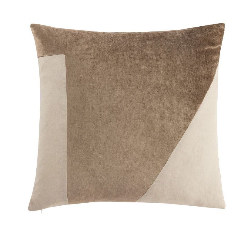 Pieced Linen Velvet Pillow