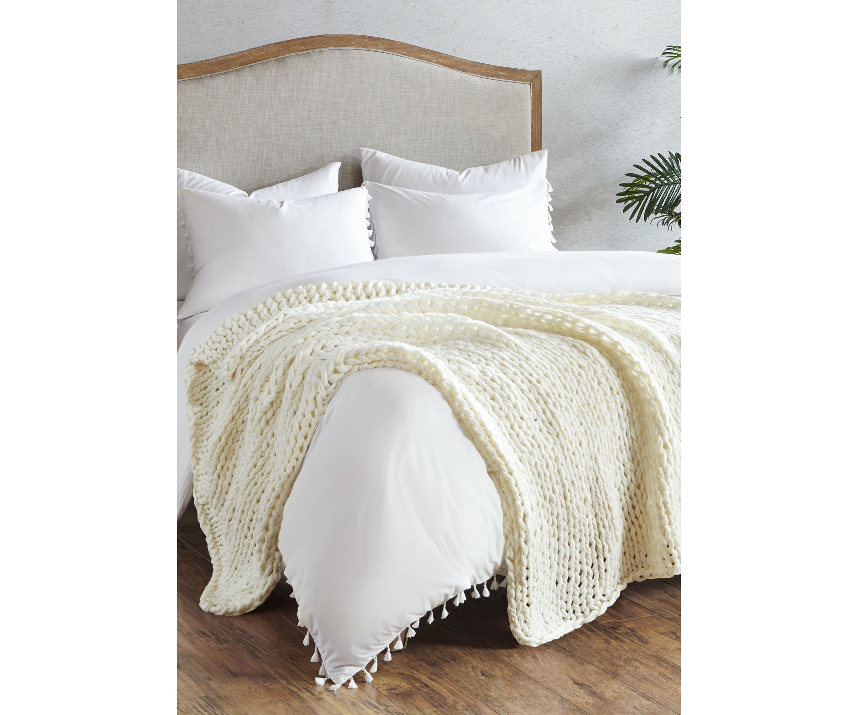 Hand Made Chunky Double Knit Throw Blanket