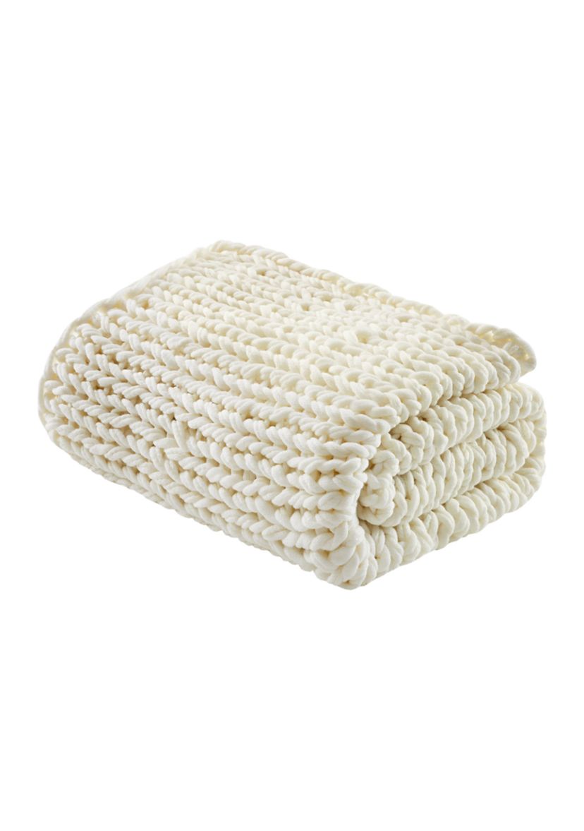 Hand Made Chunky Double Knit Throw Blanket