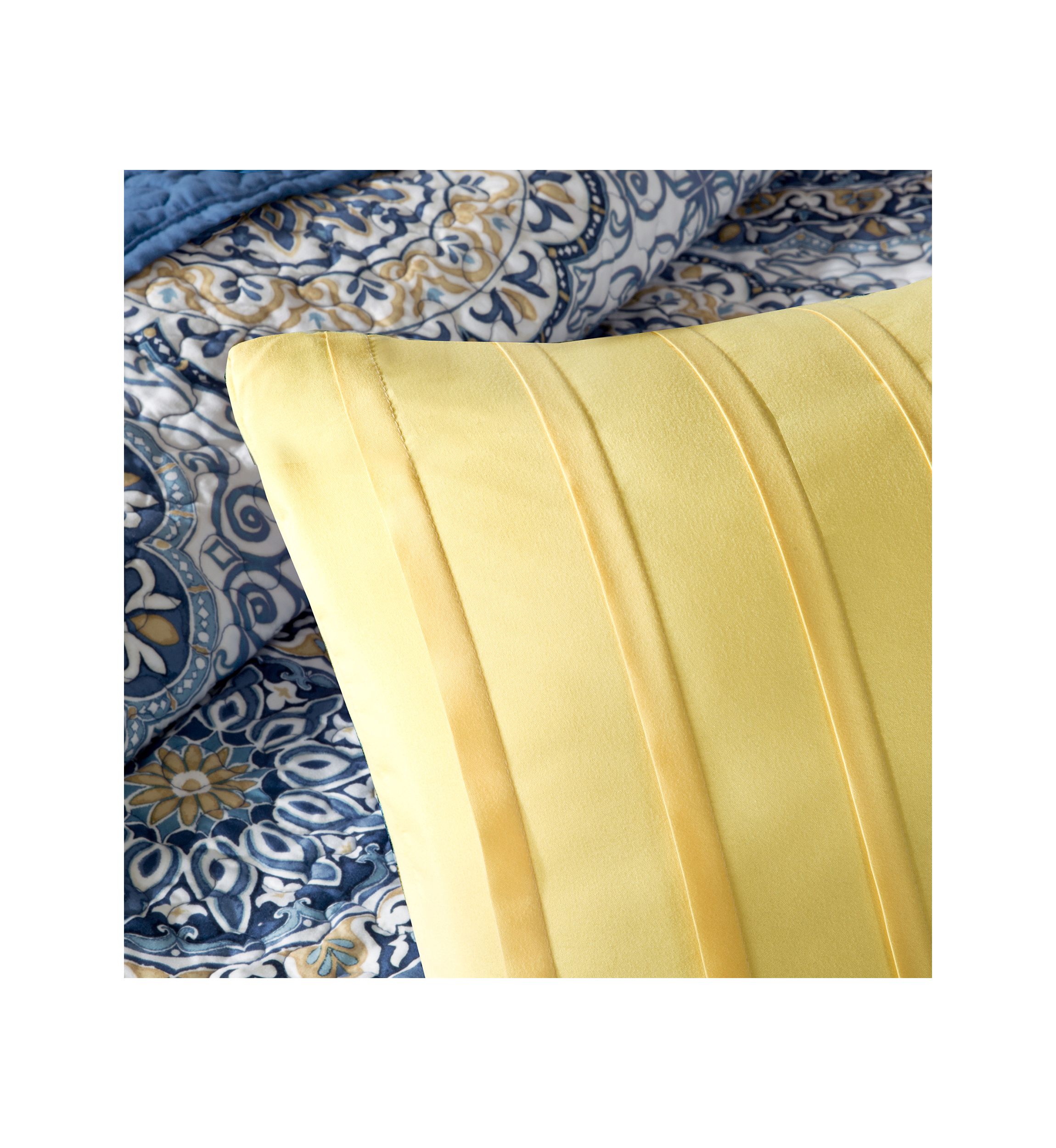 Tangiers 6 Piece Blue Coverlet Set