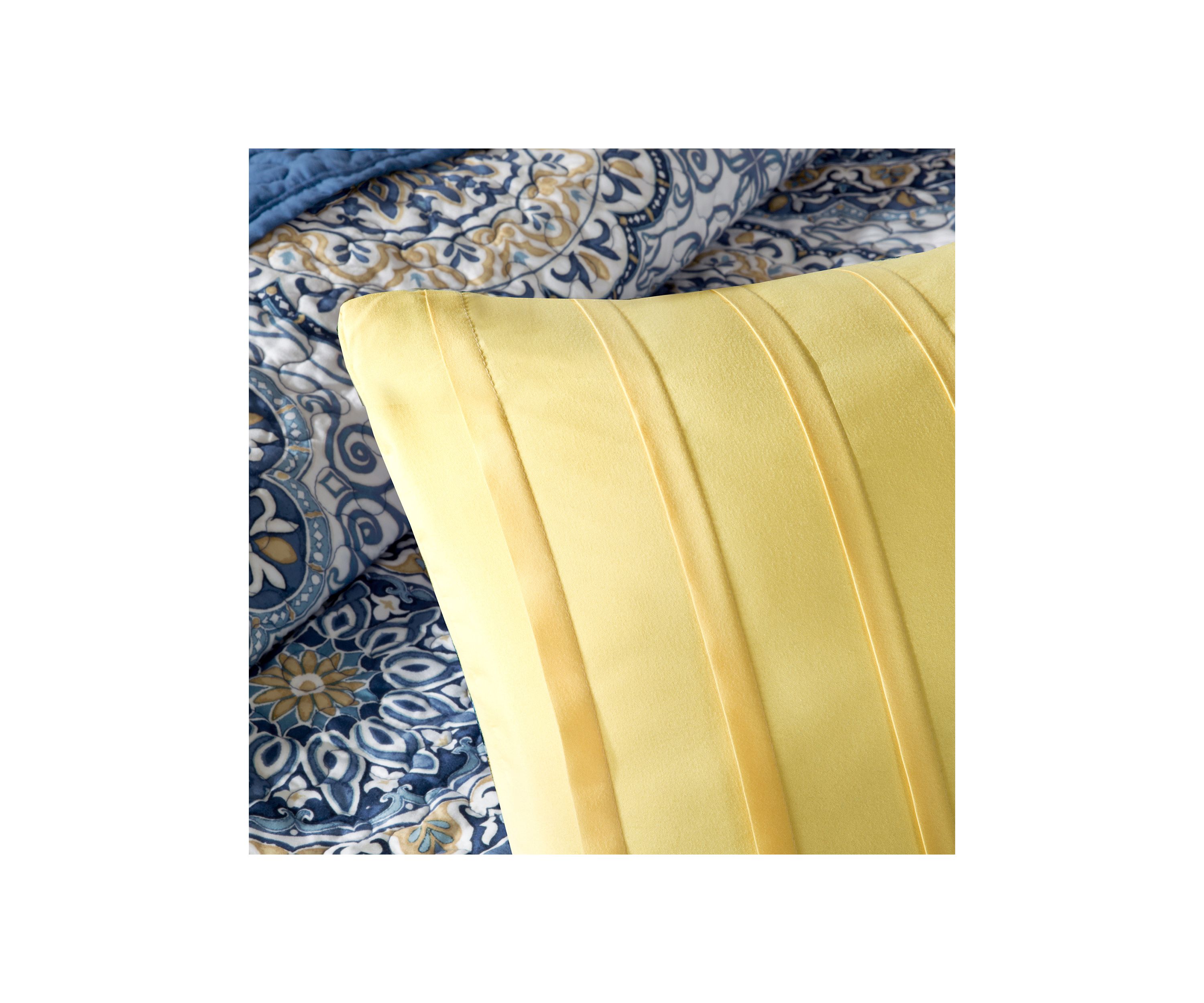 Tangiers 6 Piece Blue Coverlet Set