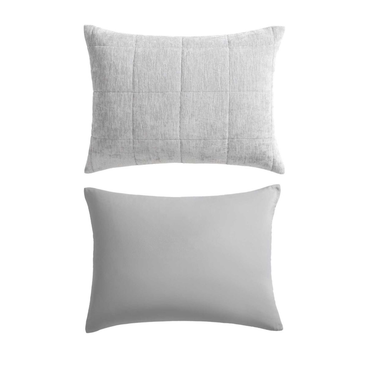 Chenille Box Solid Microfiber Quilt Set