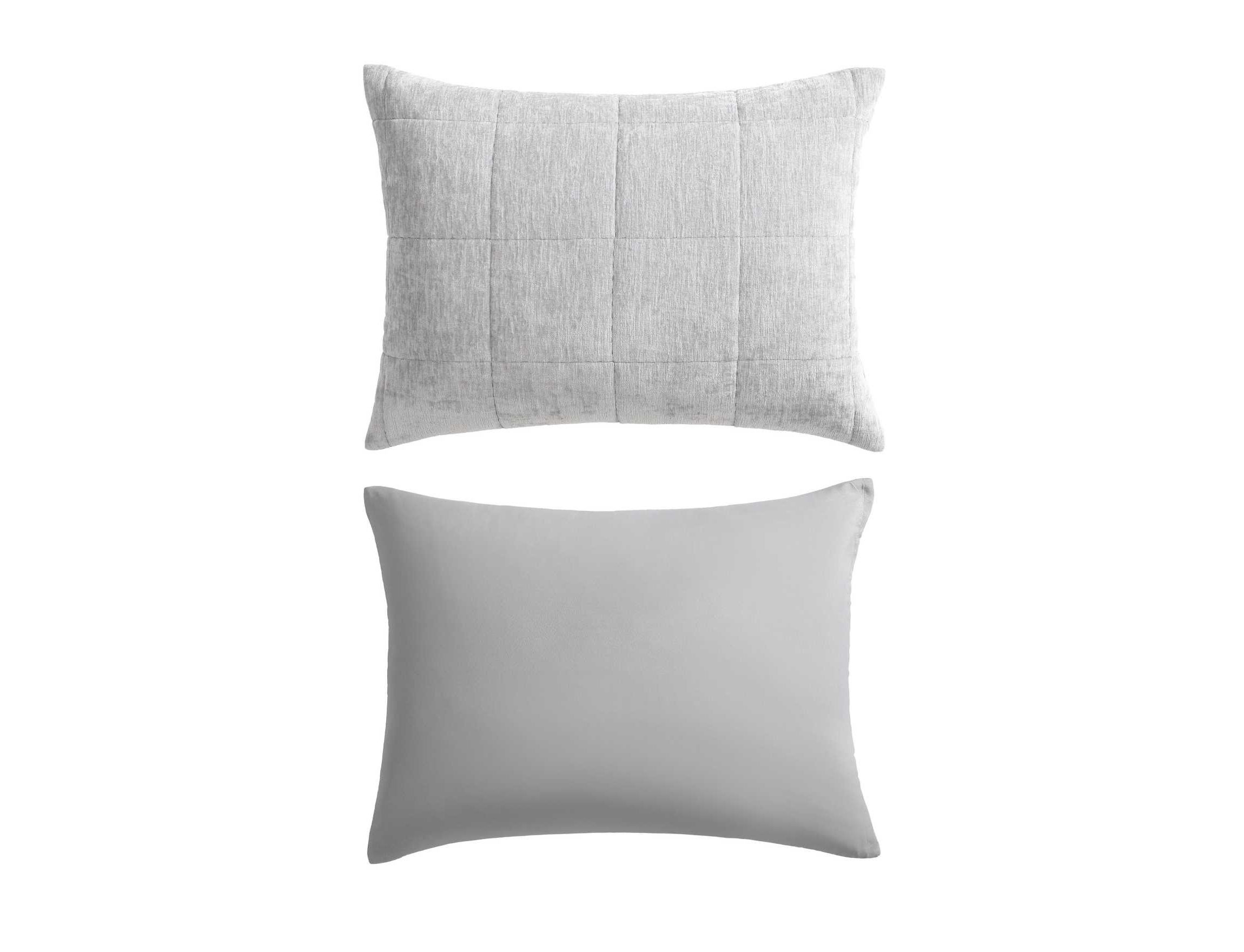 Chenille Box Solid Microfiber Quilt Set