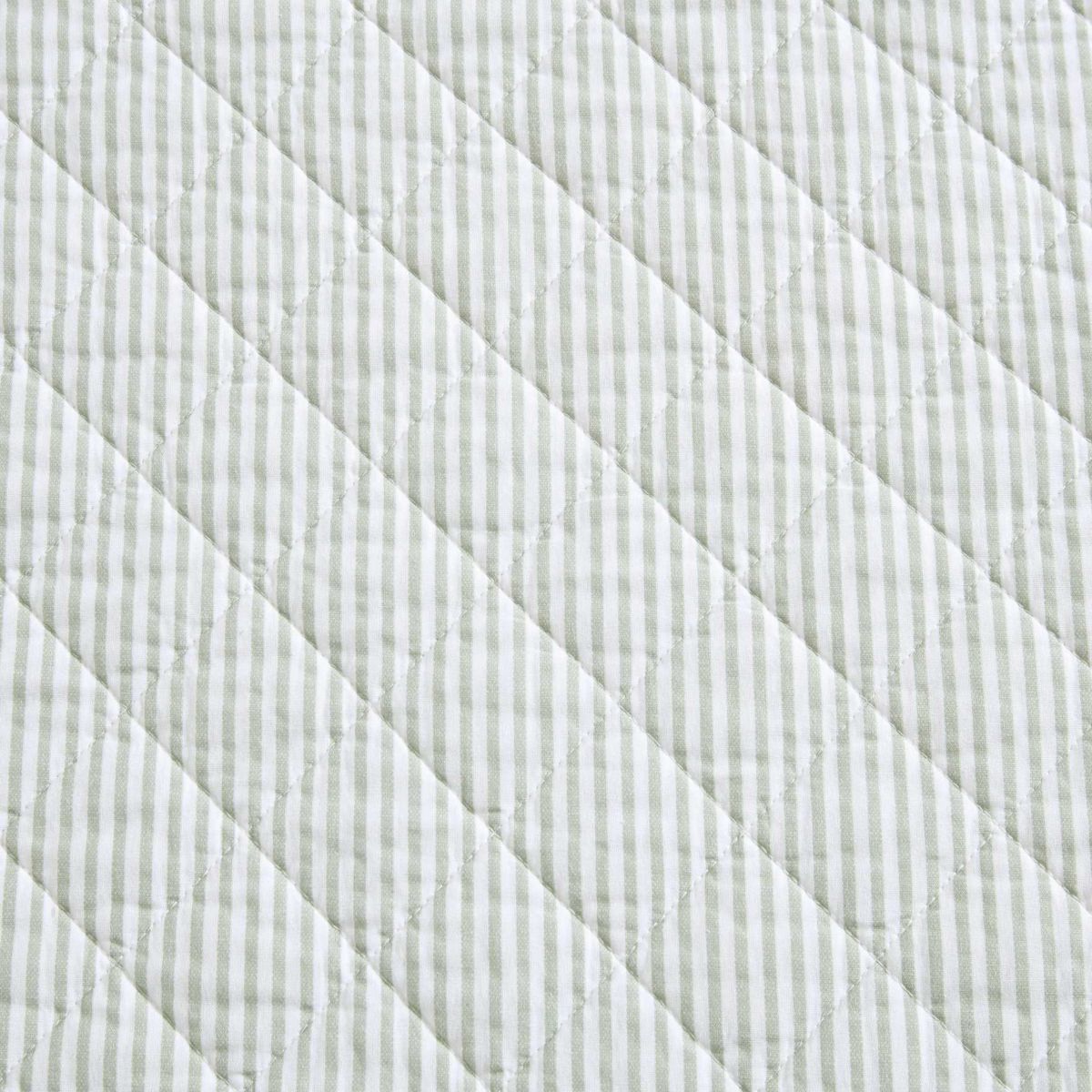 Oxford Stripe Cotton Quilt Set