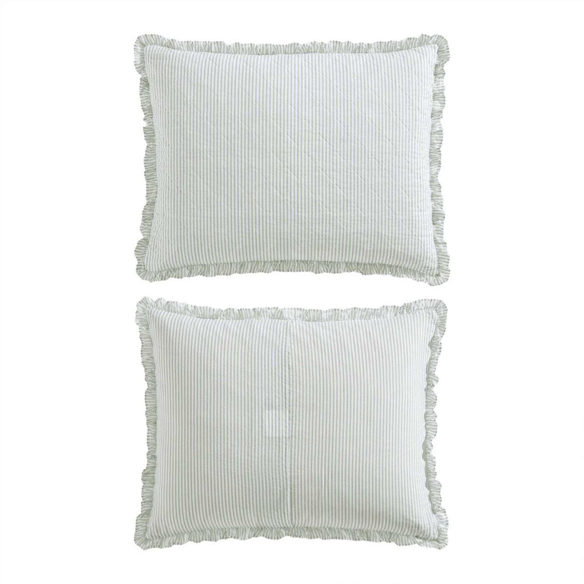 Oxford Stripe Cotton Quilt Set