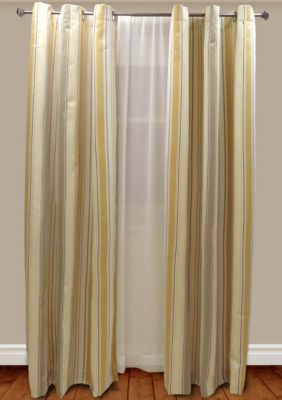 Chichi Stripe Lined Window Panel 50-in. x 84-in.