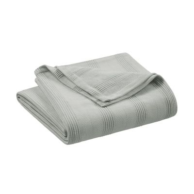 White Cotton Blanket-Full/Queen