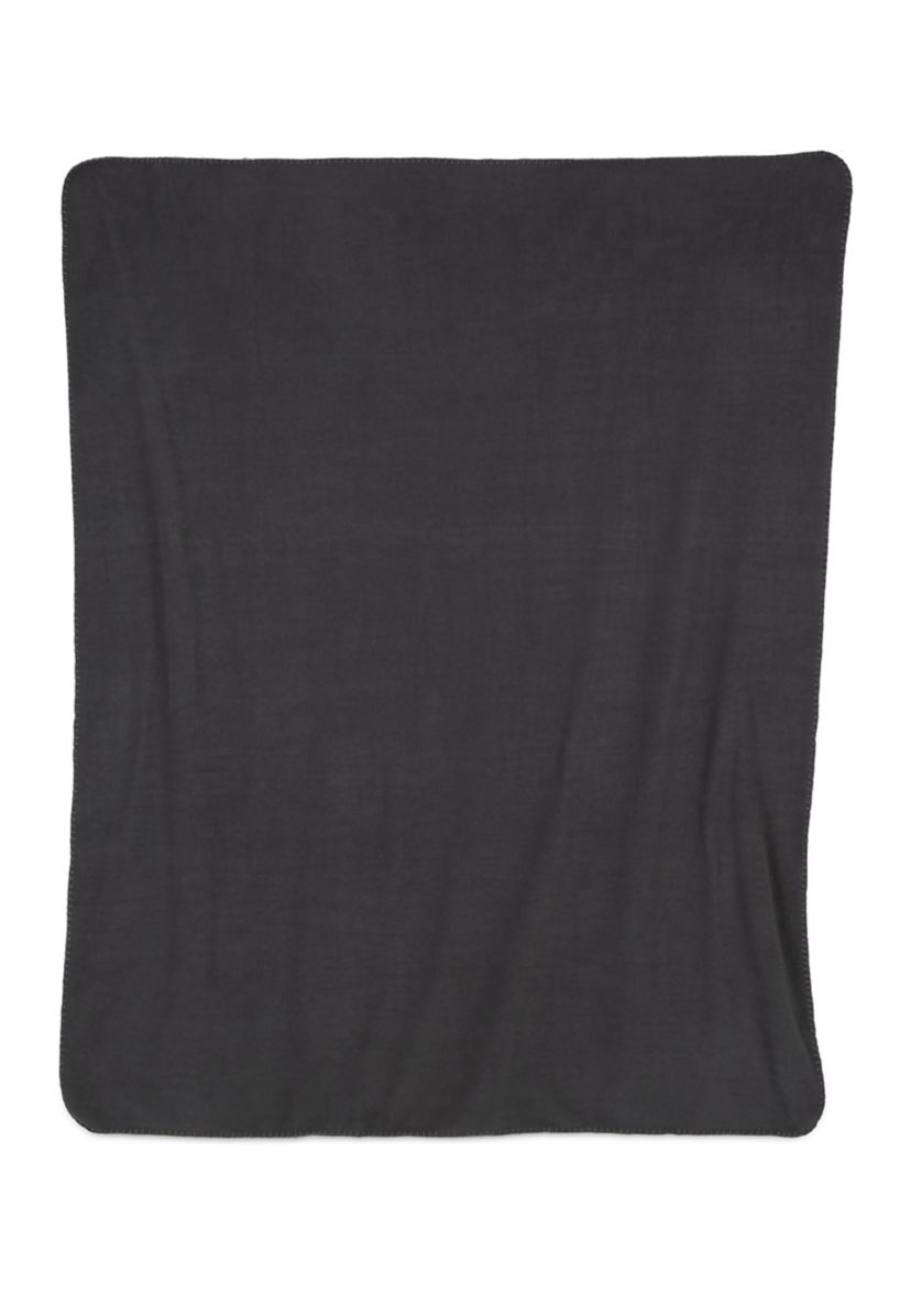 Easy Living Solid and Print Microfleece Throw - 2 Pack 