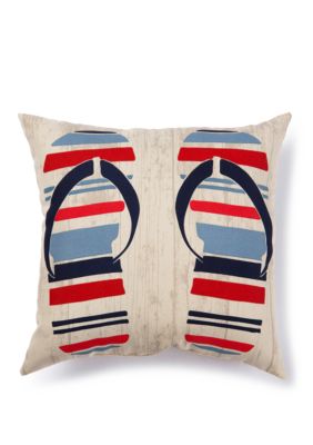 Brentwood Originals Flip Flop Outdoor Pillow Belk