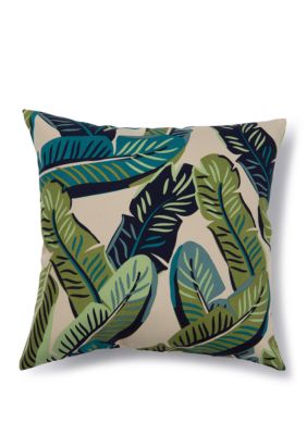 outdoor banana leaf pillow