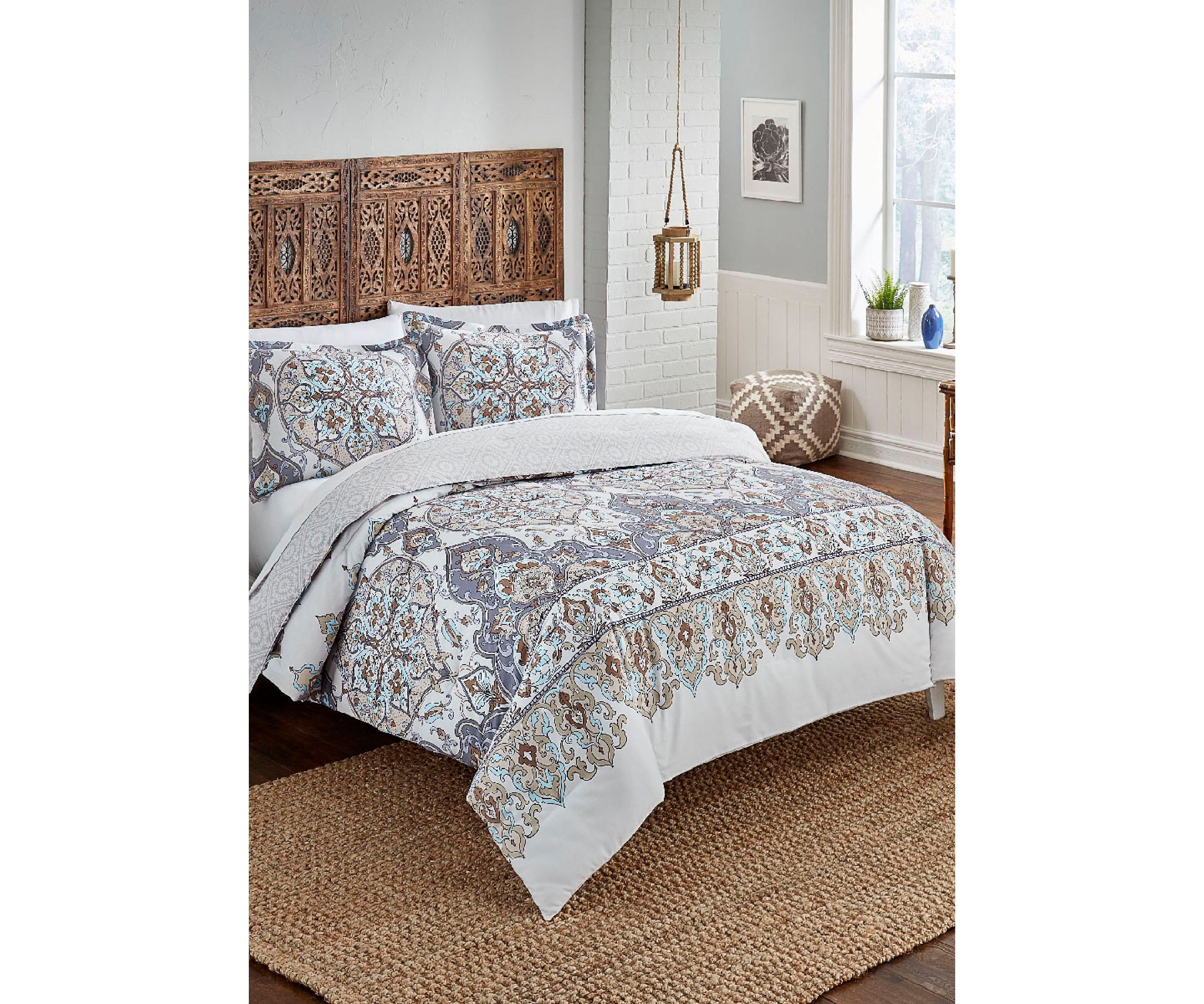 Rozella Reversible Comforter Set