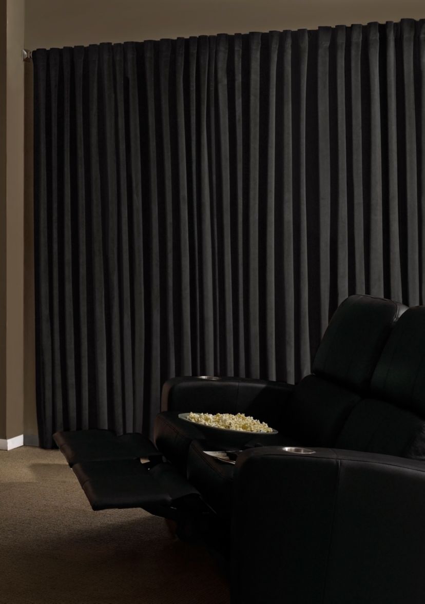 Eclipse™ Absolute Zero Velvet Blackout Home Theater Curtain Panel | Belk