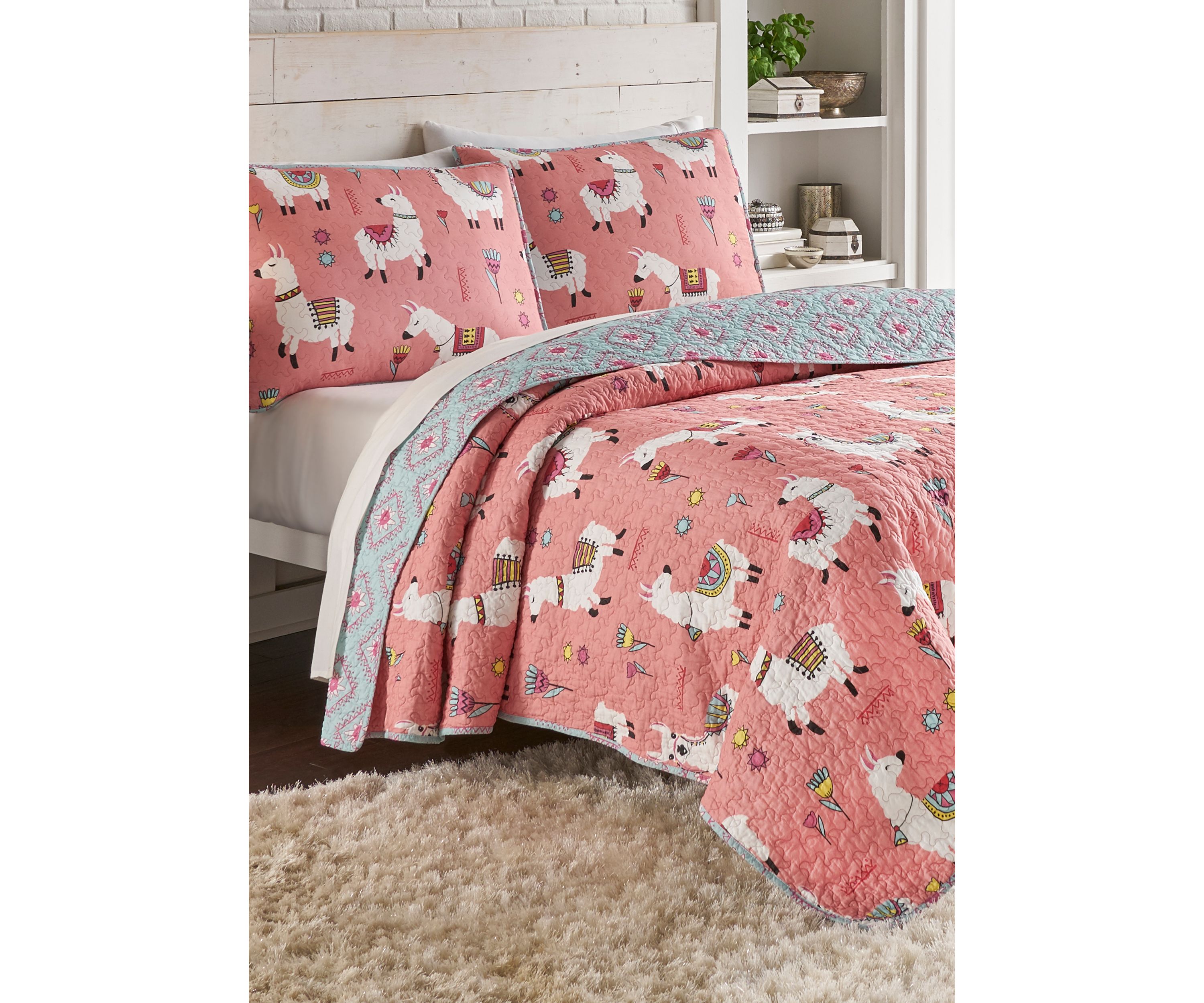 Llama Drama Reversible Quilt