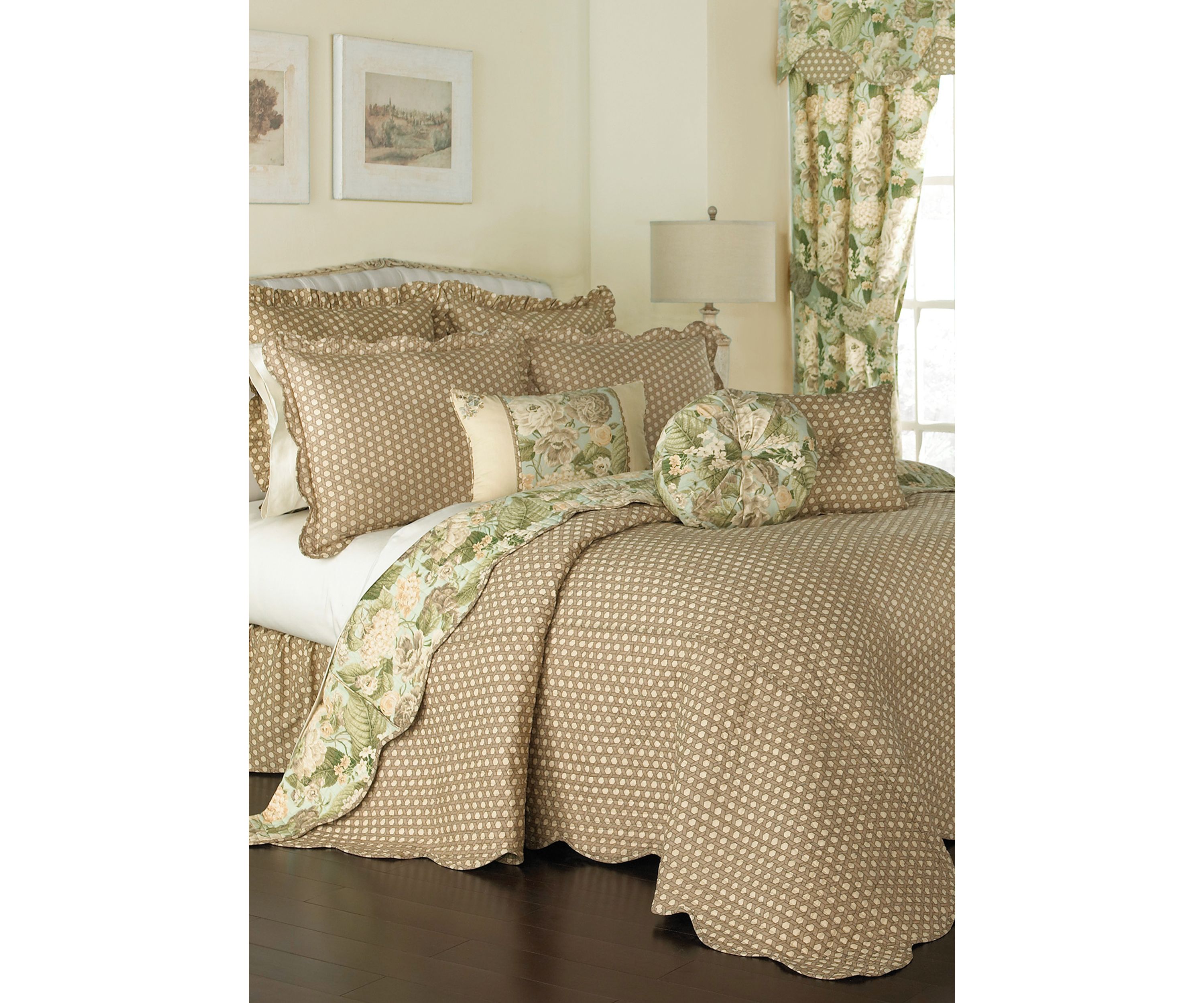 Garden Glory King Bedspread Set