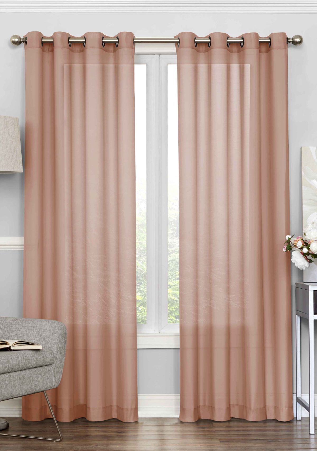 Liberty Light Filtering Sheer Curtain