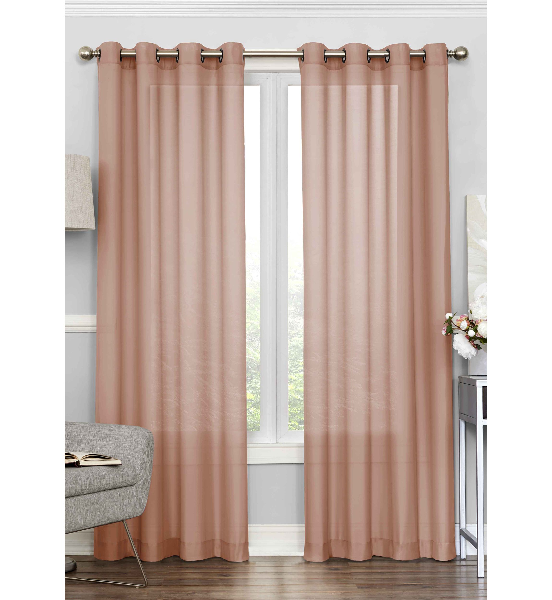 Liberty Light Filtering Sheer Curtain