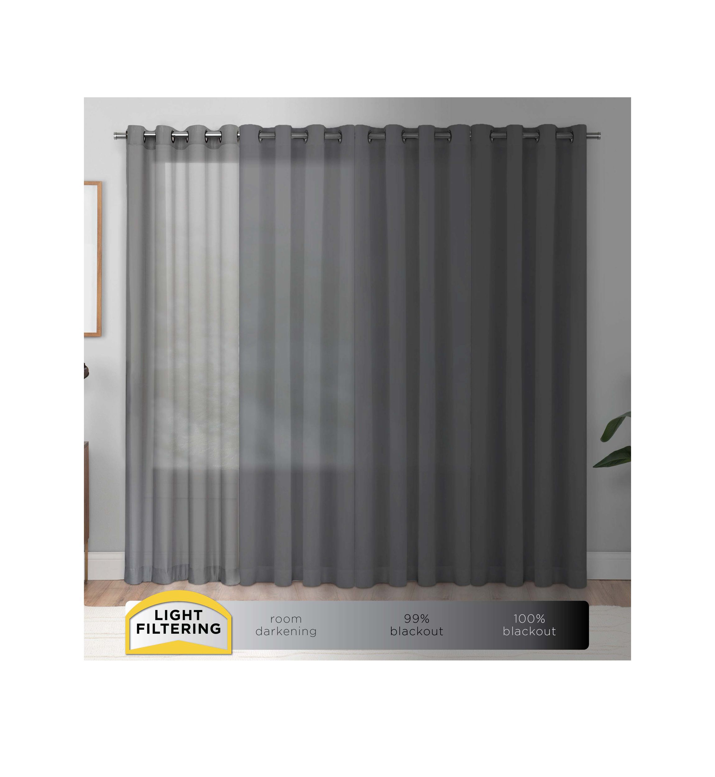 Liberty Light Filtering Sheer Curtain