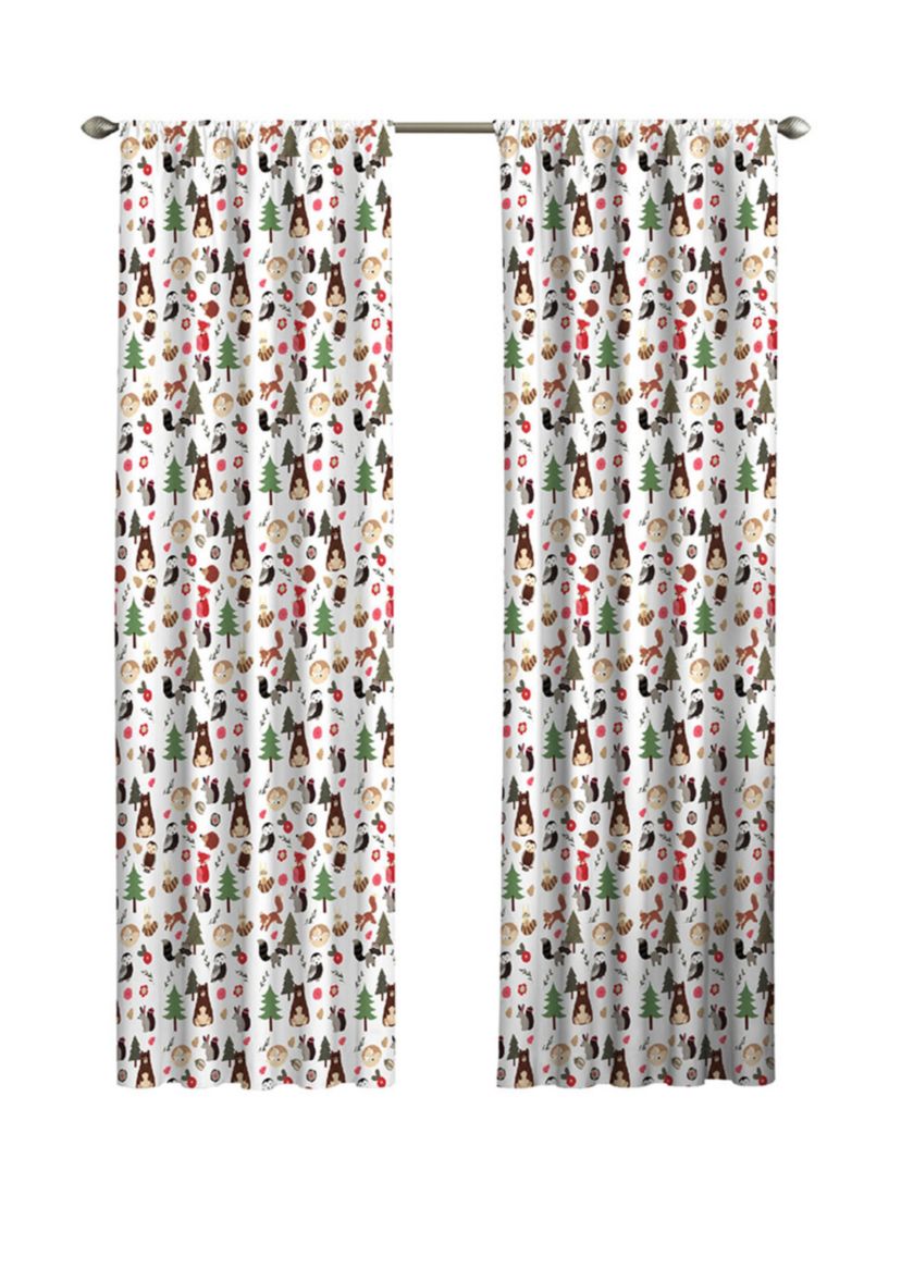 Kids Forest Friends Blackout Window Curtain