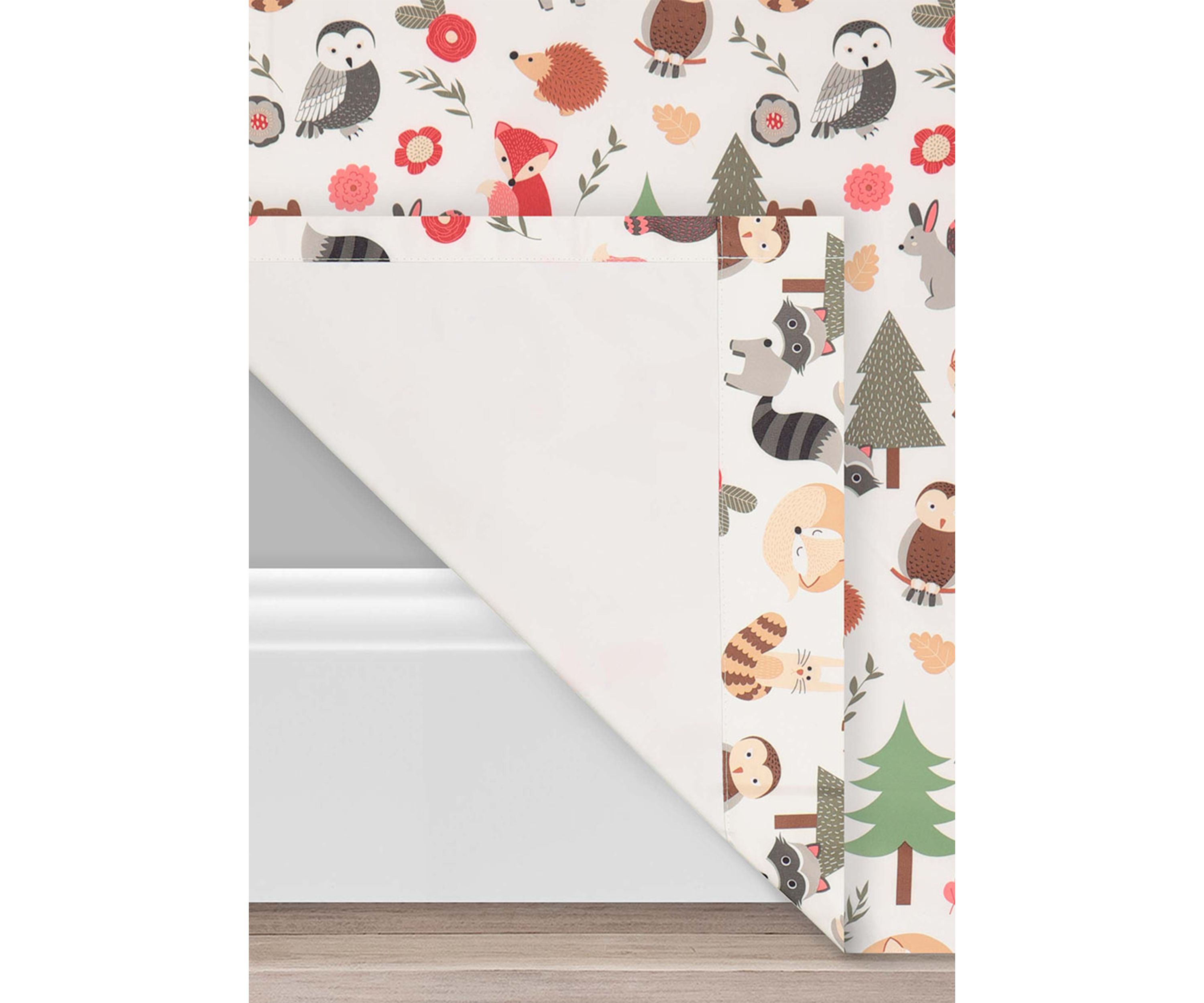 Kids Forest Friends Blackout Window Curtain