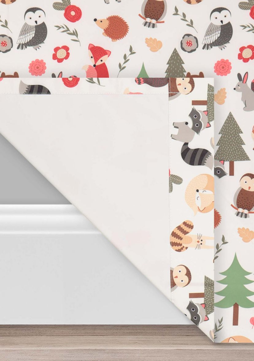 Kids Forest Friends Blackout Window Curtain