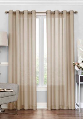 eclipse liberty grommet top sheer curtain panel