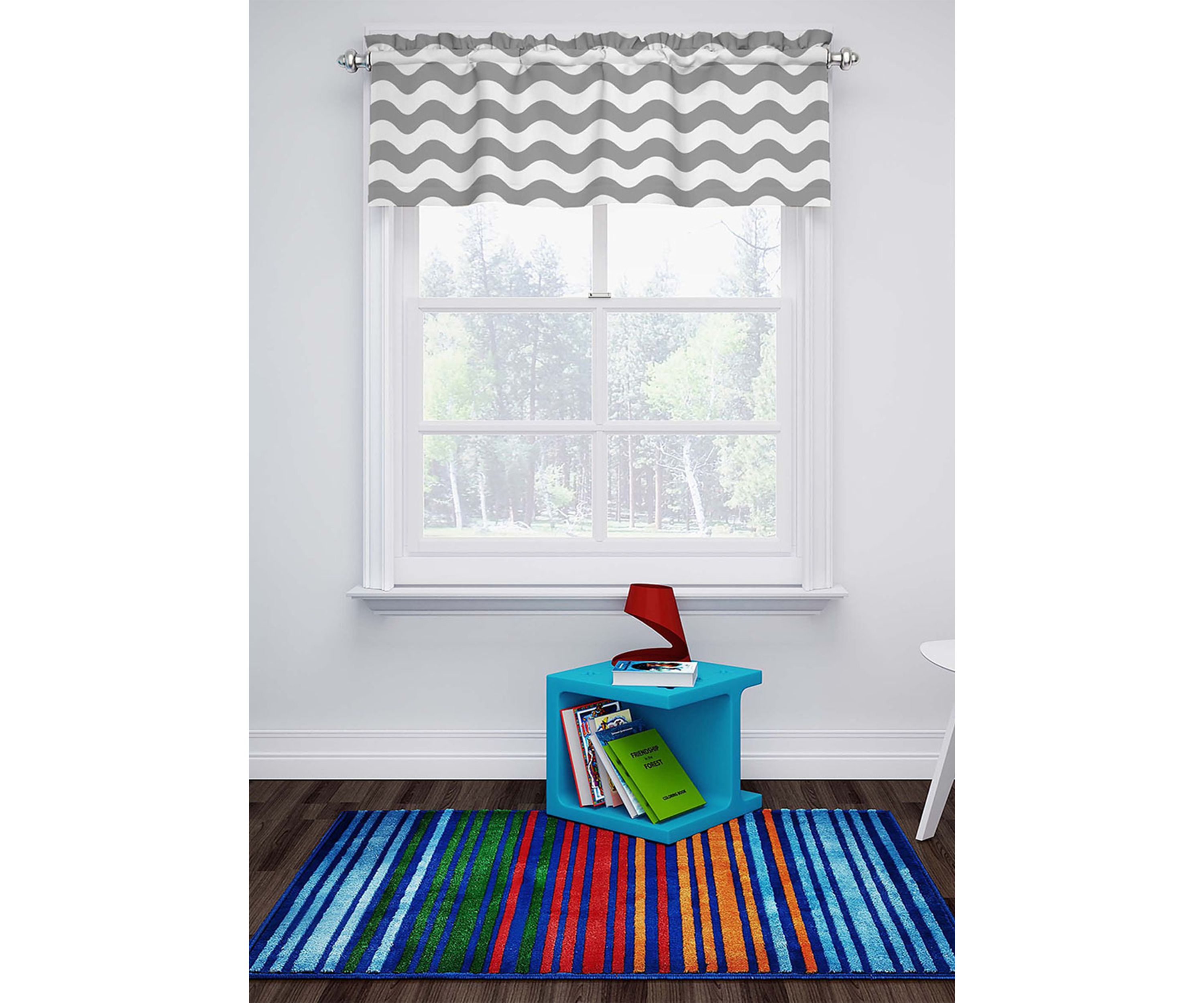 My Scene Thermaback Blackout Wavy Chevron Valance