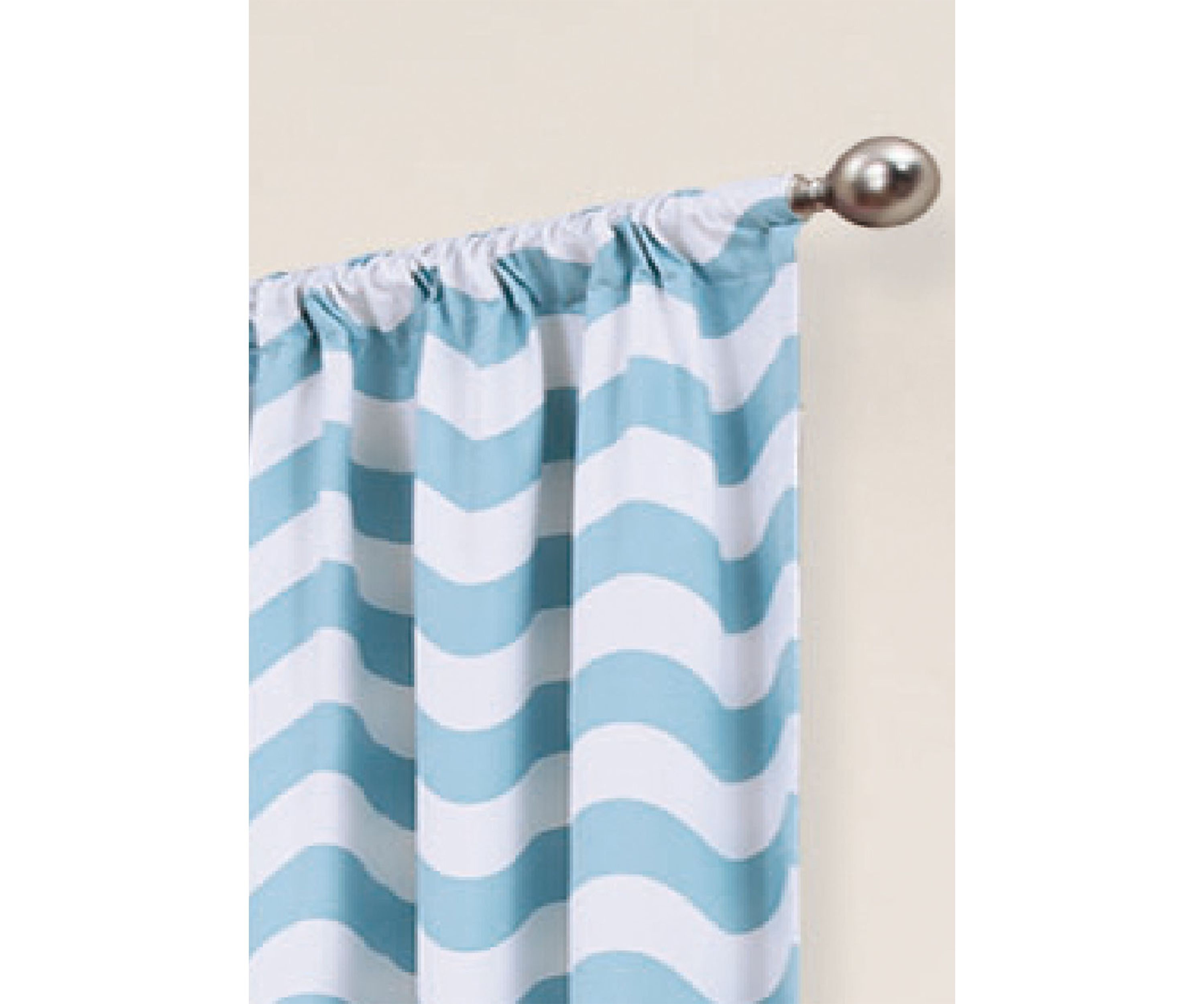 My Scene Thermaback Blackout Wavy Chevron Curtain Panel